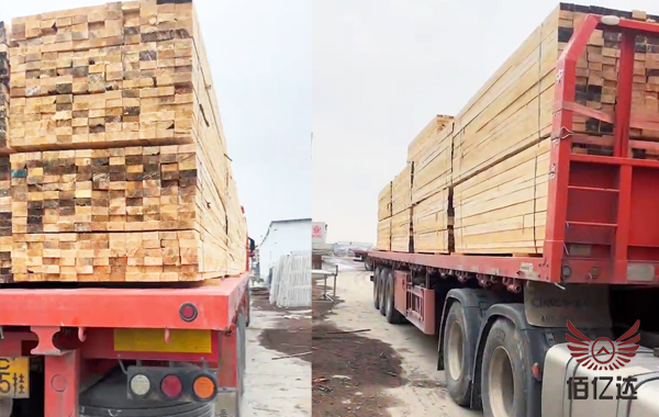 建筑木方廠家裝車發(fā)貨圖